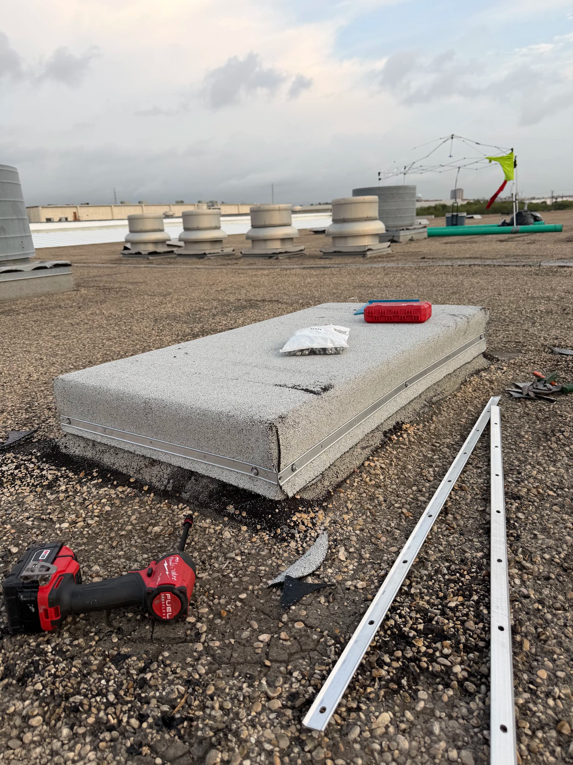 120,000 Sq Ft Silicone Roof Restoration with Viking Capital Group