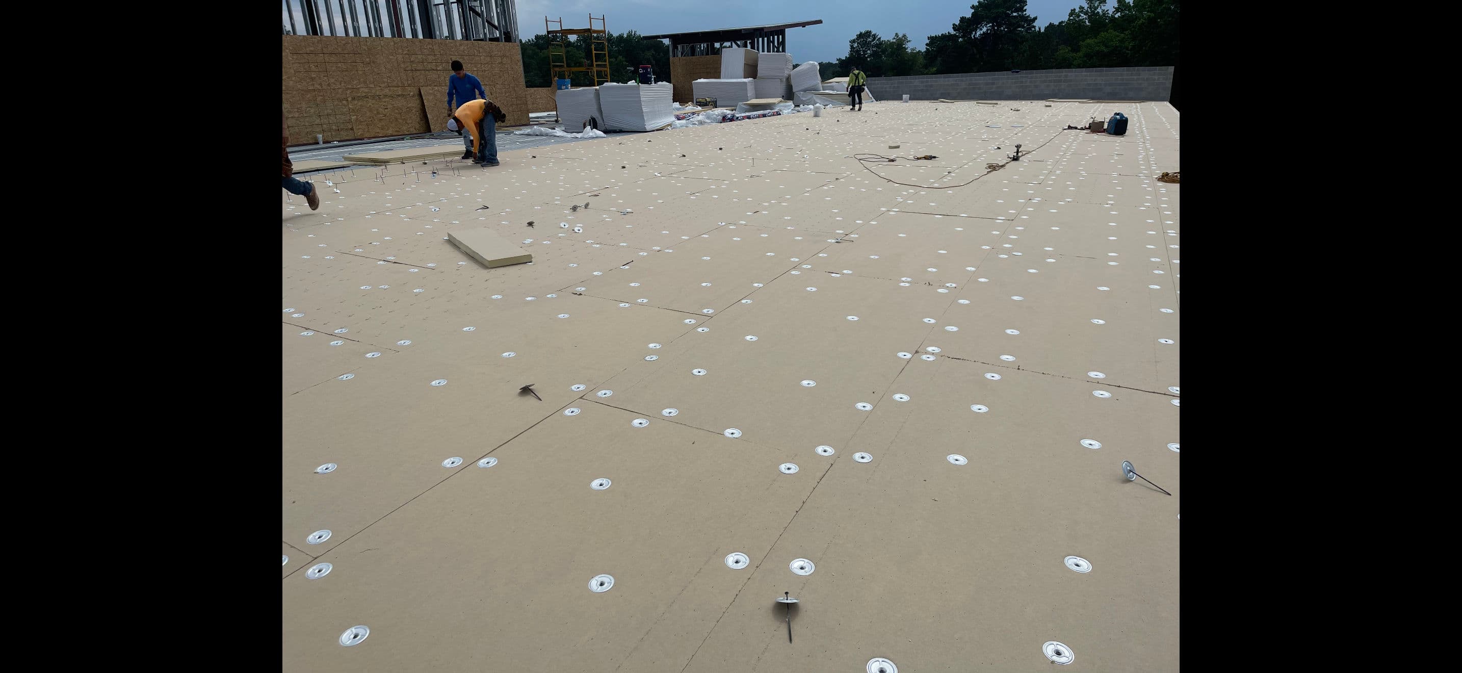 Project Flawless TPO Roofing on New Building image