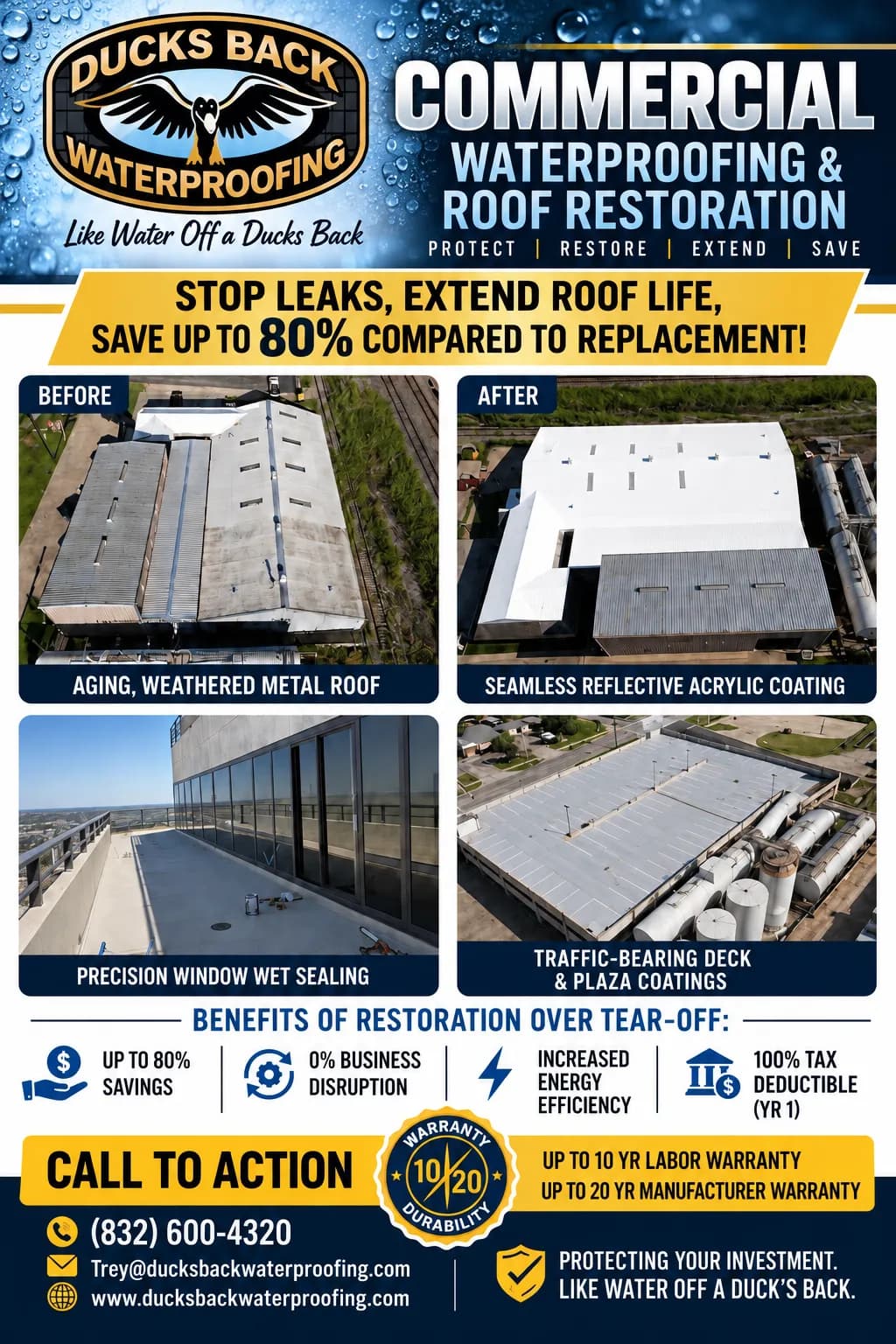 Metal Roof Coating vs. Full Replacement - Here's Why Smart Building Owners Choose Restoration image