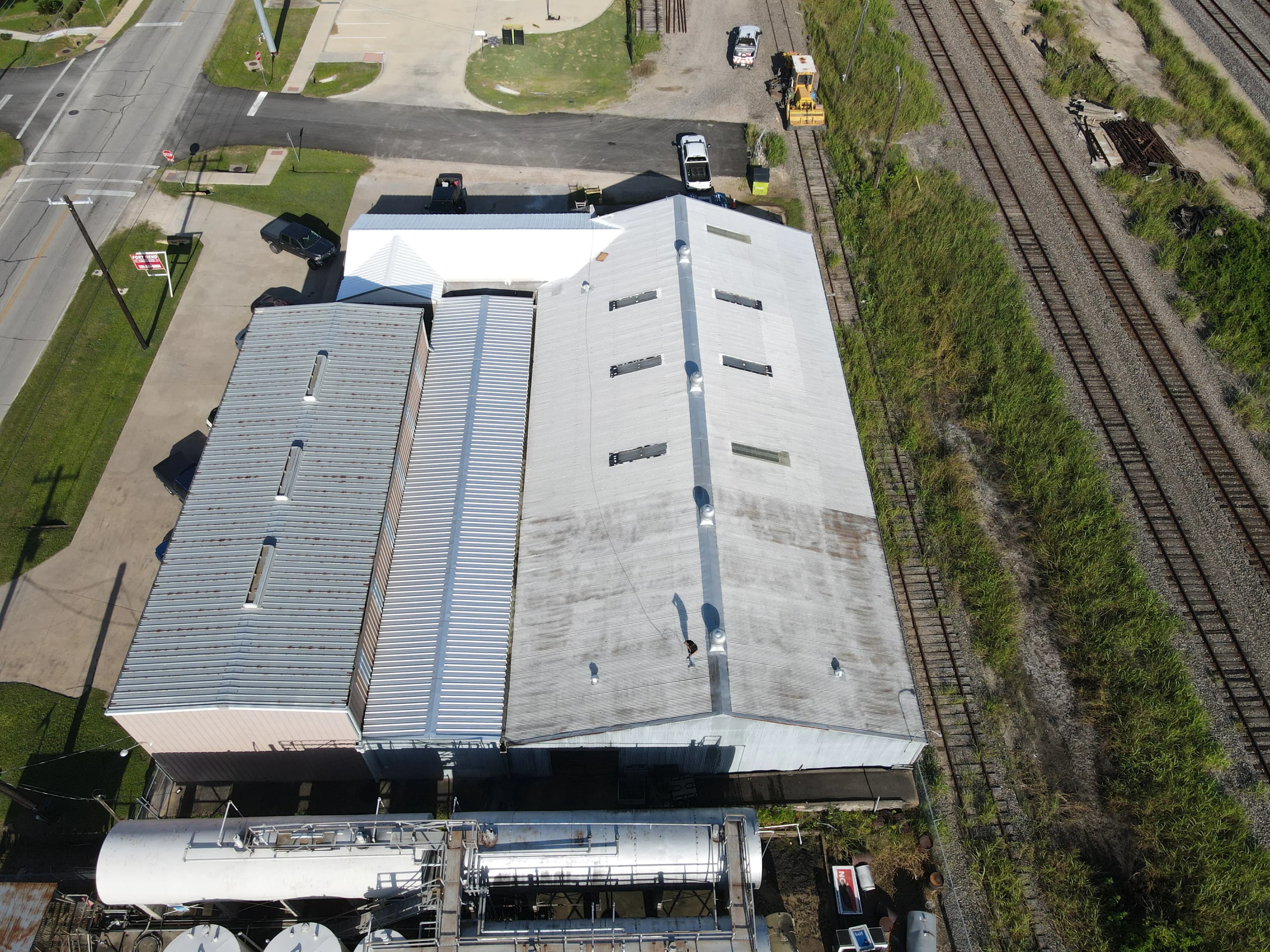 Project Full Metal Roof Restoration at Fort Bend Hydraulics image