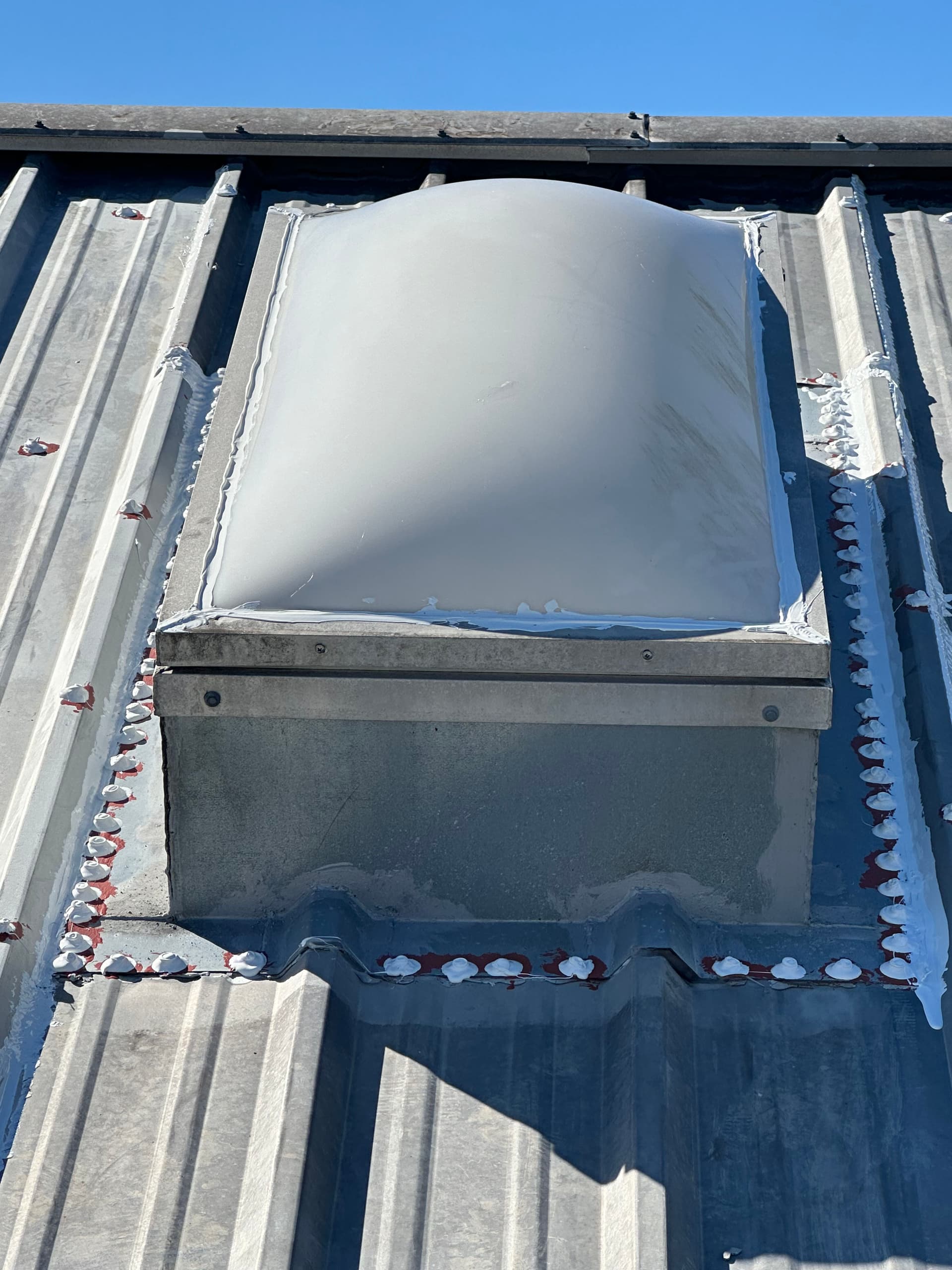 Gallery photos for Metal Roof Maintenance with Seam Sealing and Skylight Care: Image #2