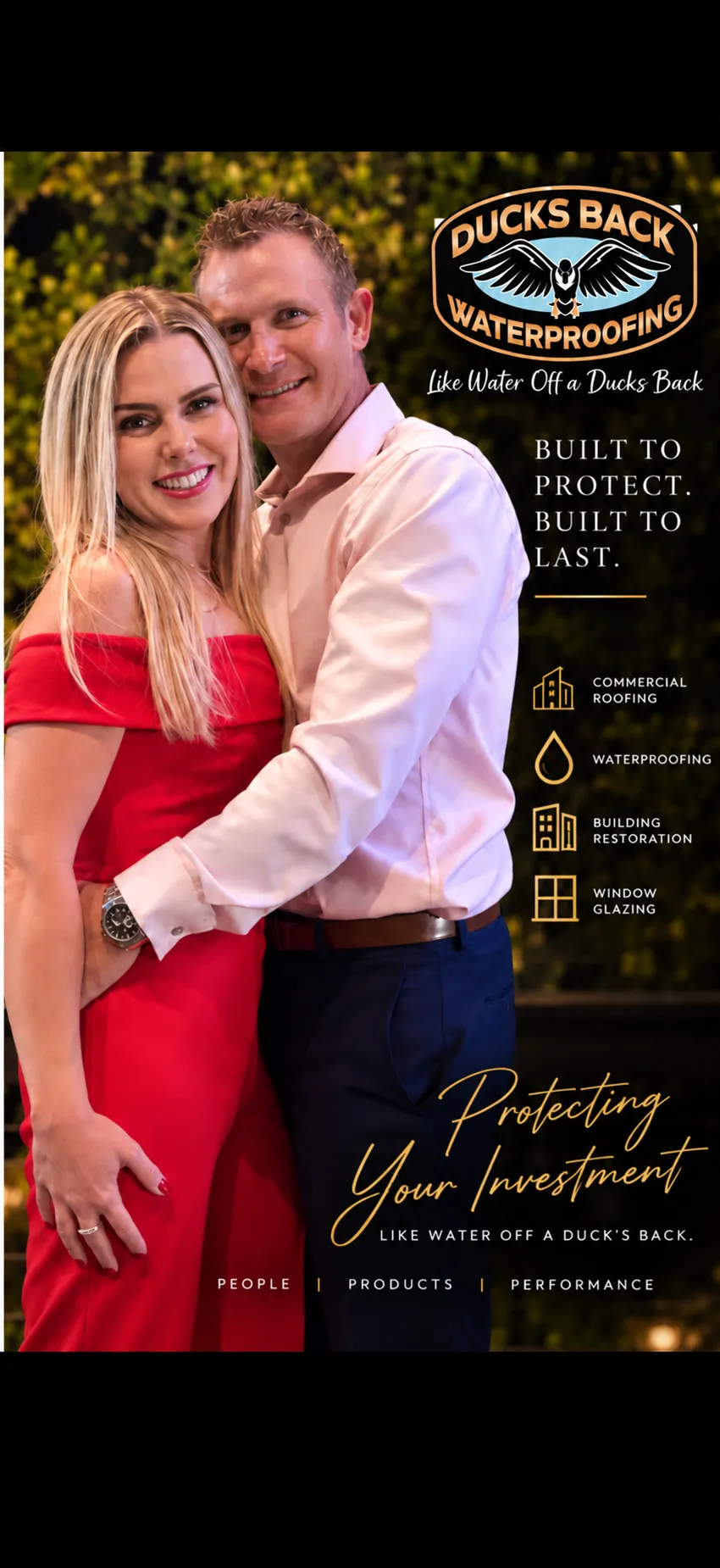 Meet Trey and Natasha - The Couple Running Ducks Back Waterproofing image