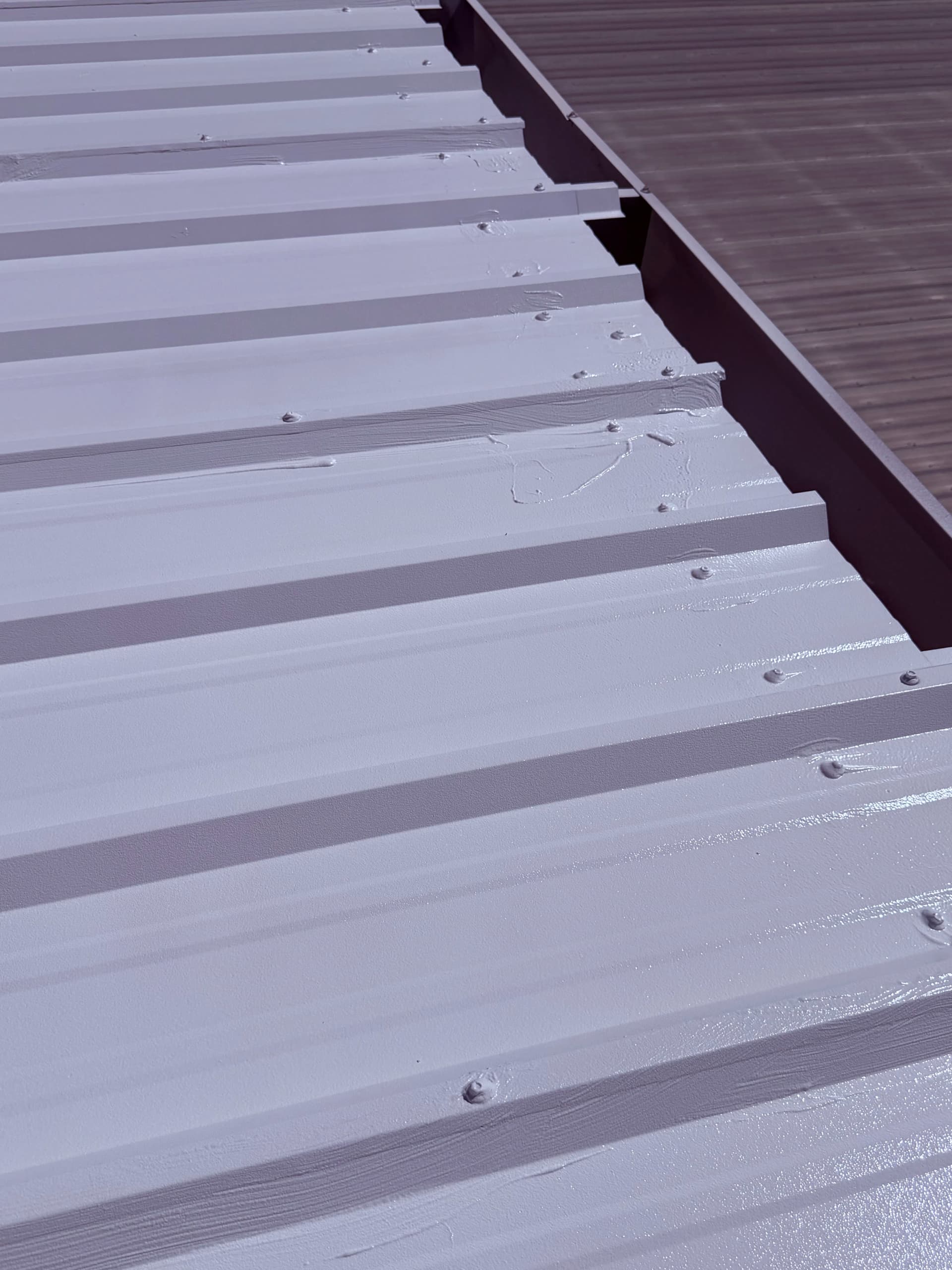 Gallery photos for Large Commercial Metal Roof Coating Done the Right Way: Image #8
