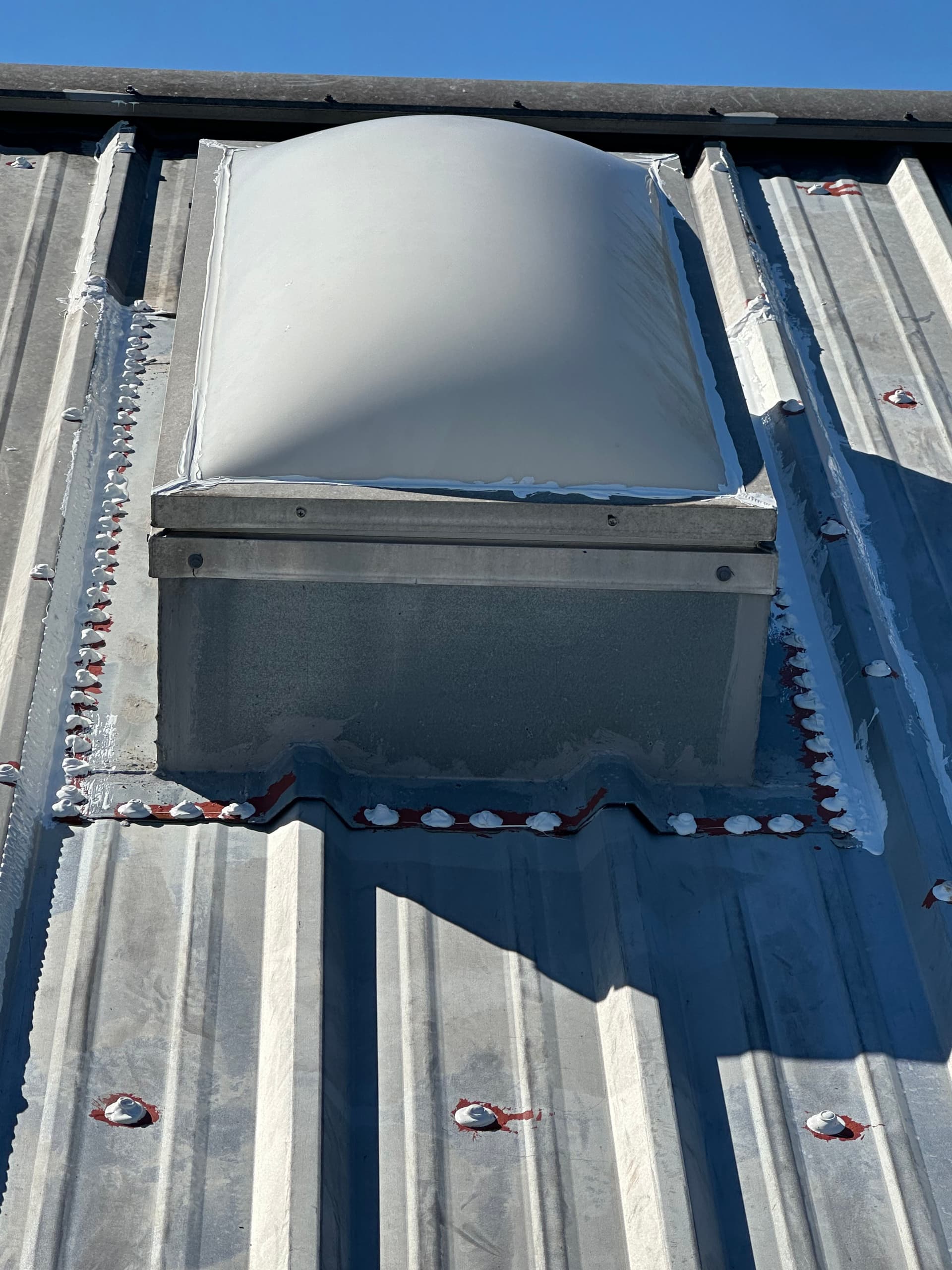 Gallery photos for Metal Roof Maintenance with Seam Sealing and Skylight Care: Image #1