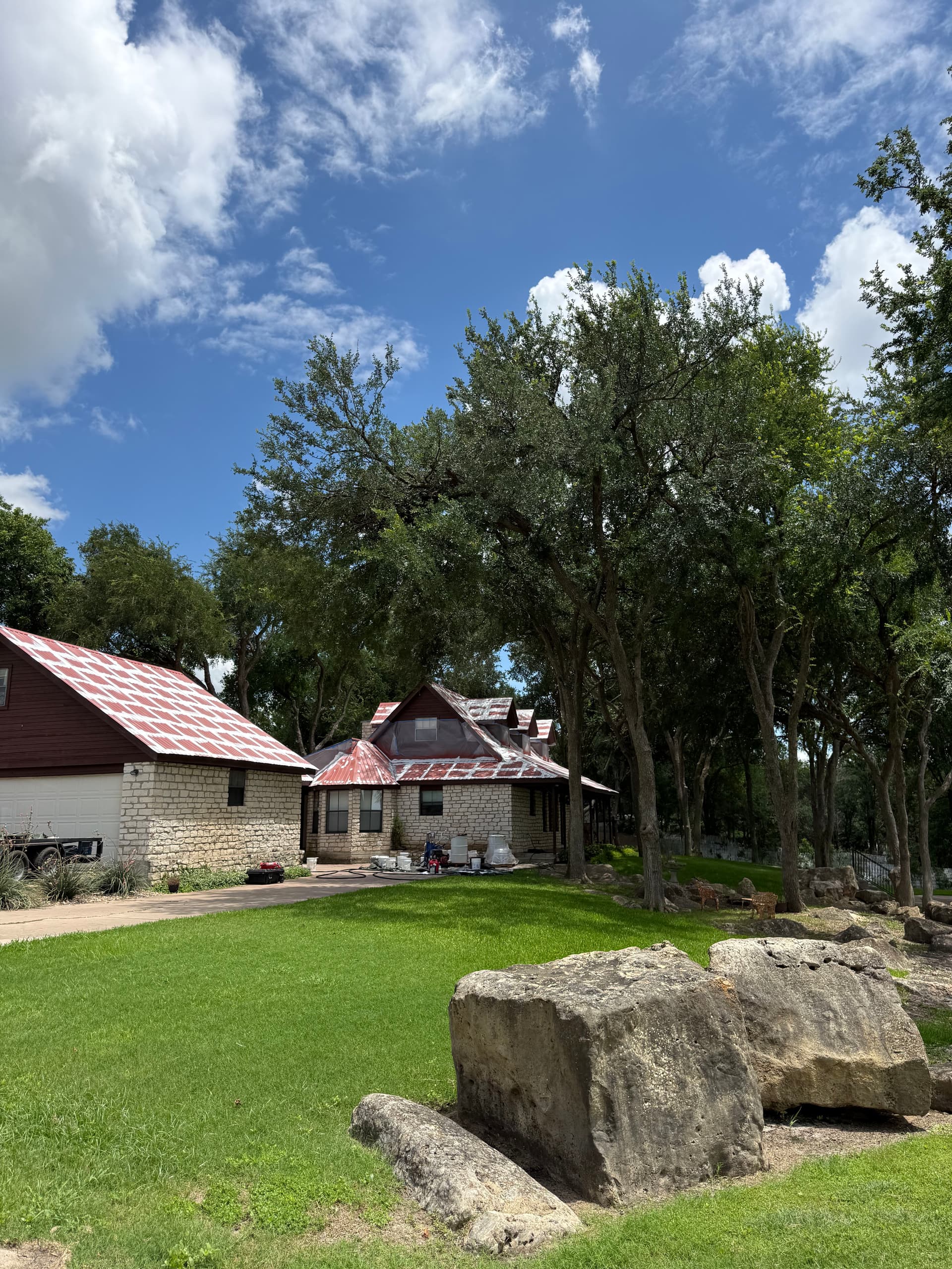 Gallery photos for Acrylic Roof Coating on a Metal Roof for Rio Blanco Roofing: Image #4