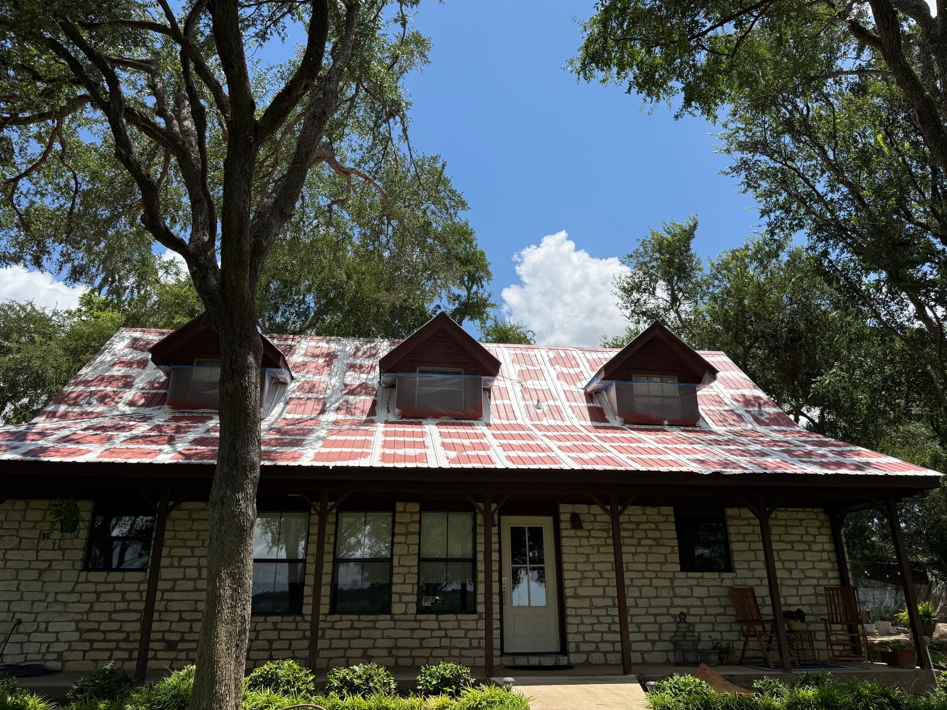 Gallery photos for Acrylic Roof Coating on a Metal Roof for Rio Blanco Roofing: Image #3