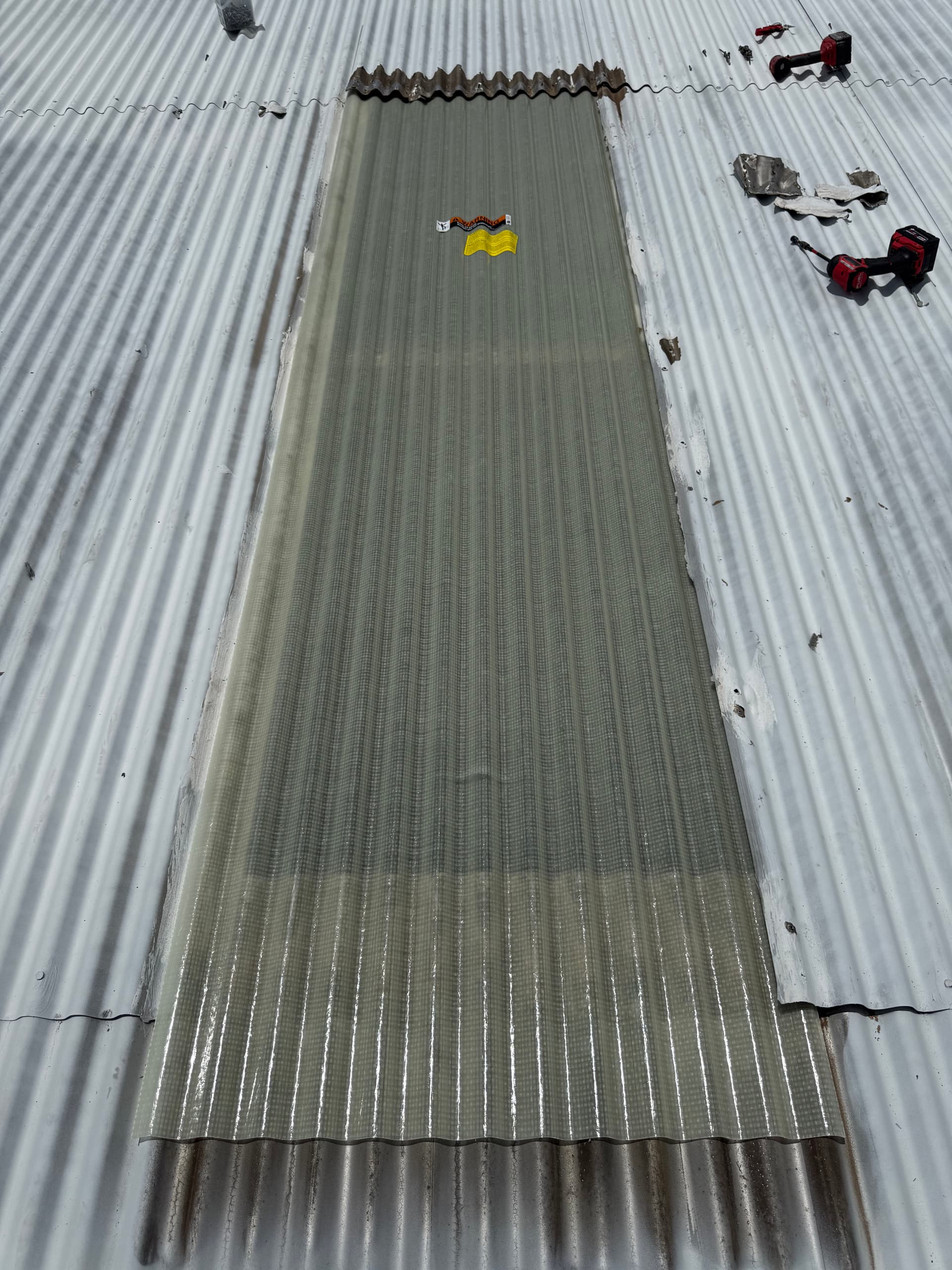 Gallery photos for Full Metal Roof Restoration at Fort Bend Hydraulics: Image #4