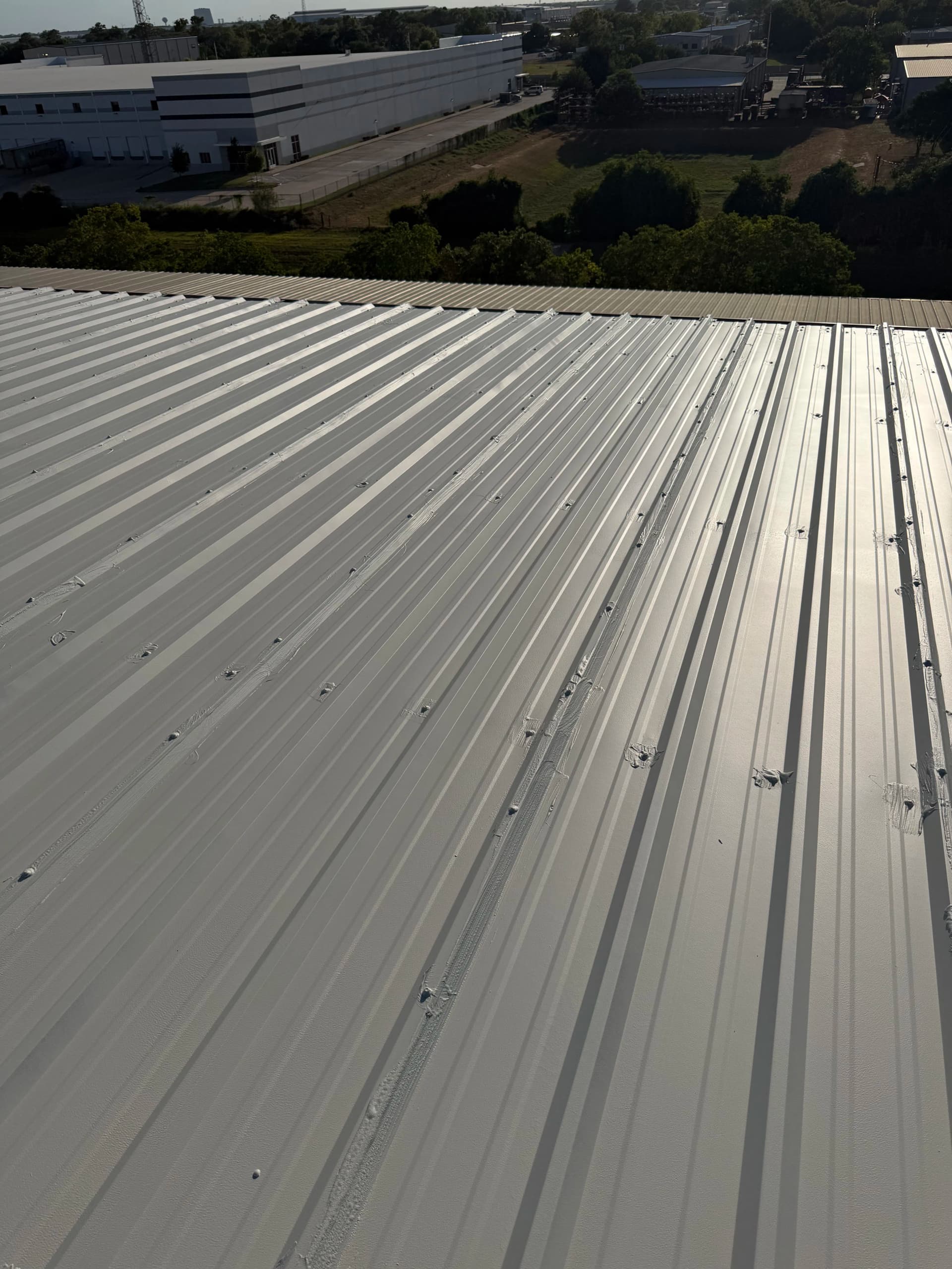 Gallery photos for Large Commercial Metal Roof Coating Done the Right Way: Image #5