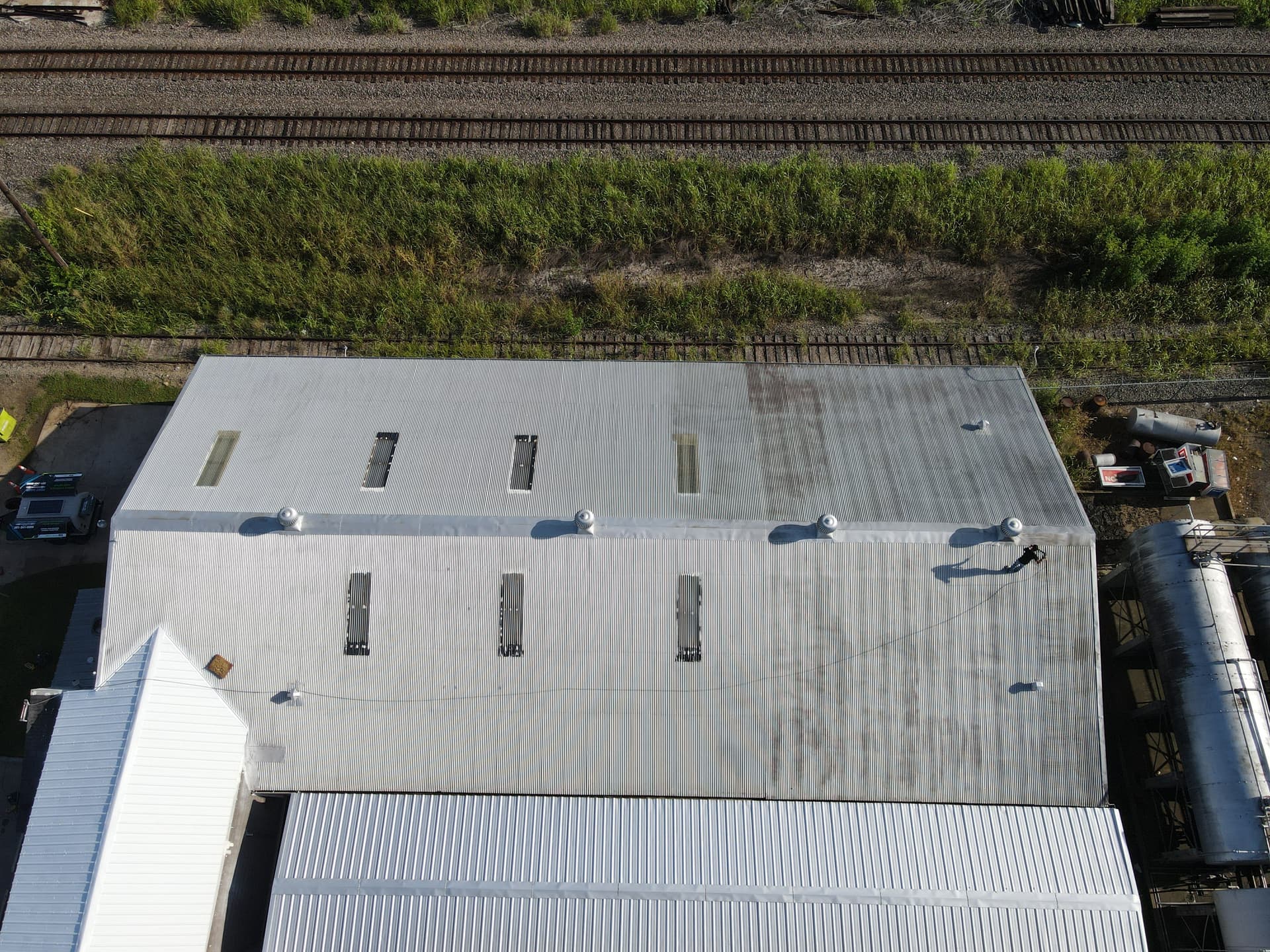 Gallery photos for Full Metal Roof Restoration at Fort Bend Hydraulics: Image #1