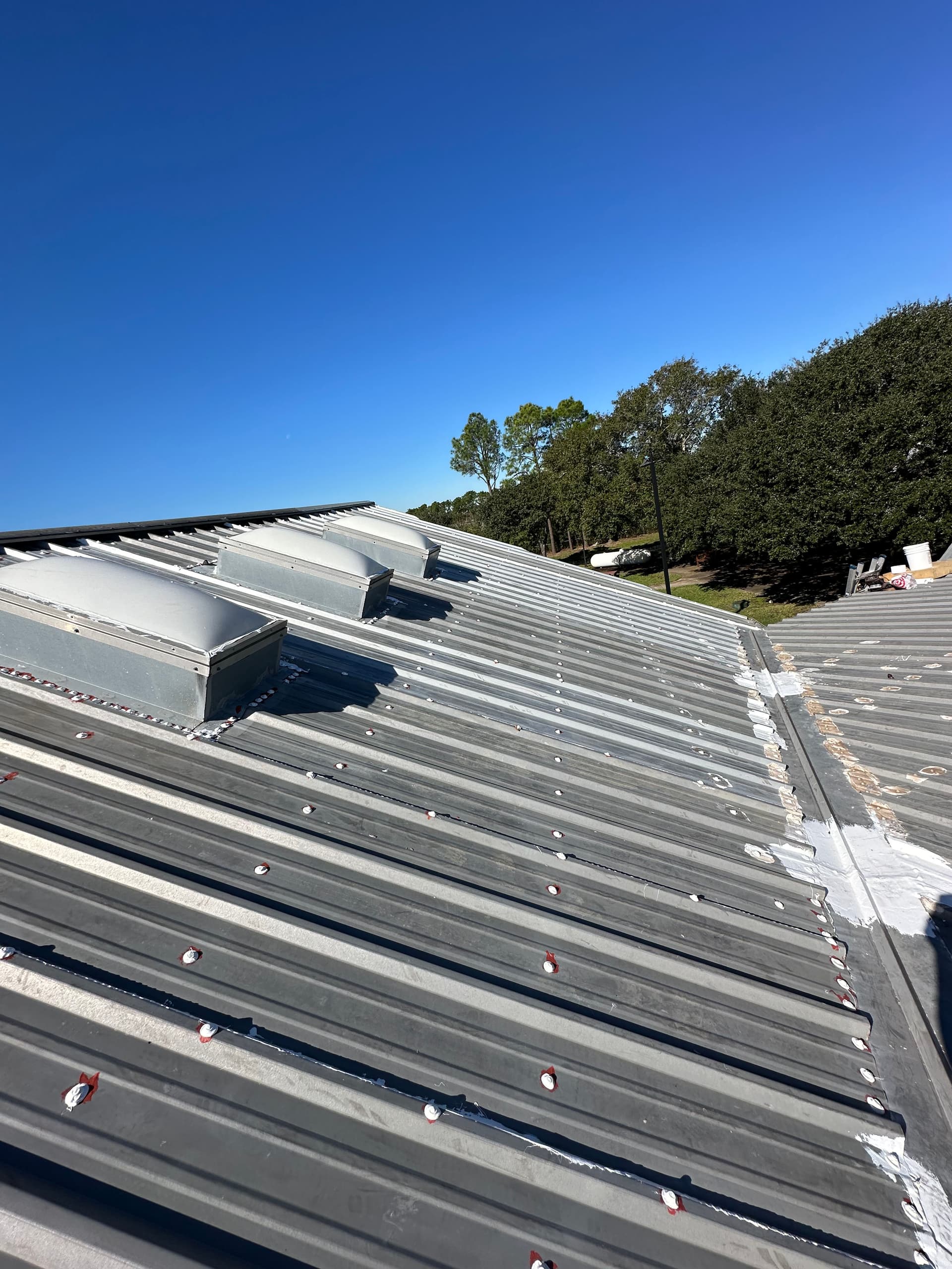 Gallery photos for Metal Roof Maintenance with Seam Sealing and Skylight Care: Image #6
