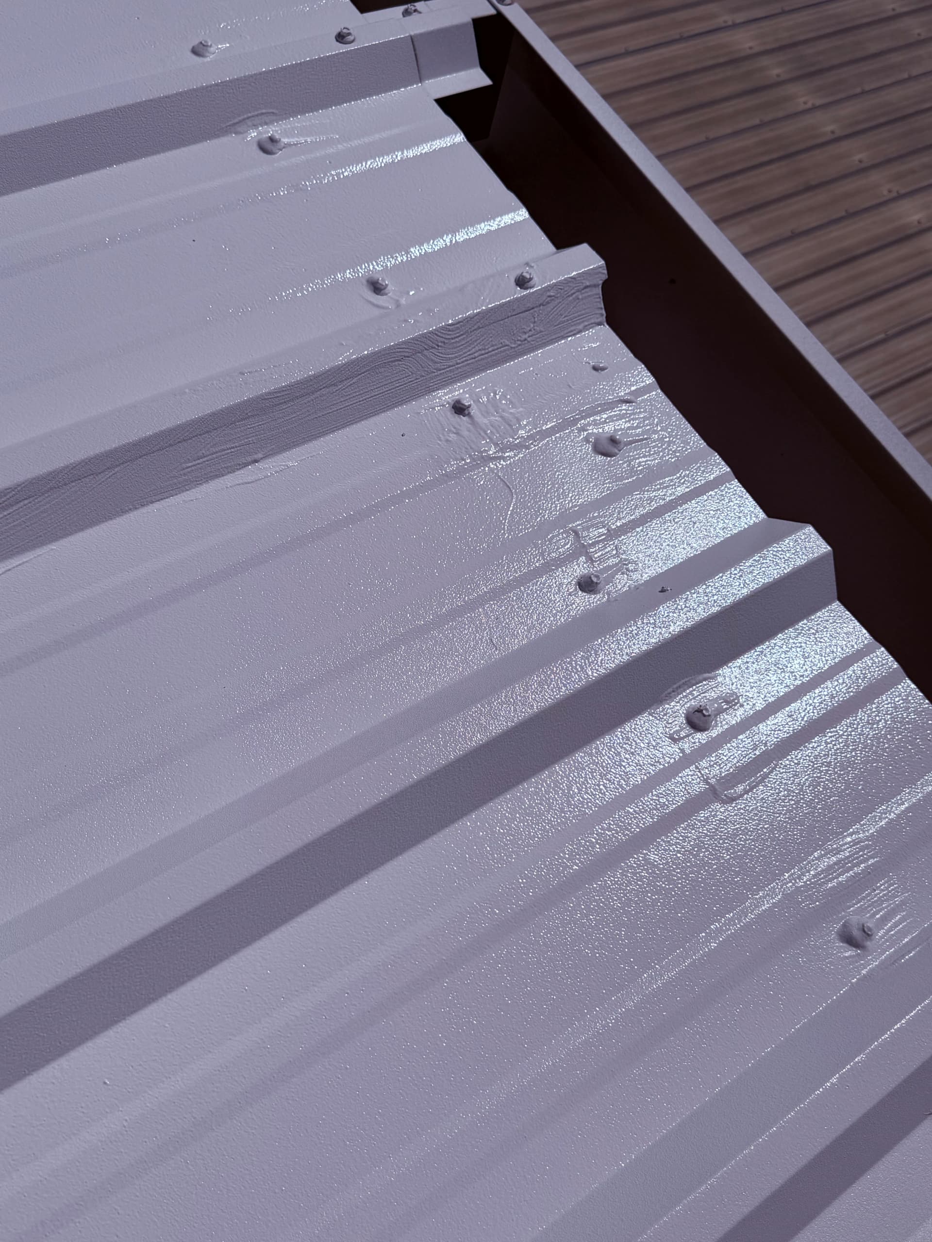 Gallery photos for Large Commercial Metal Roof Coating Done the Right Way: Image #9
