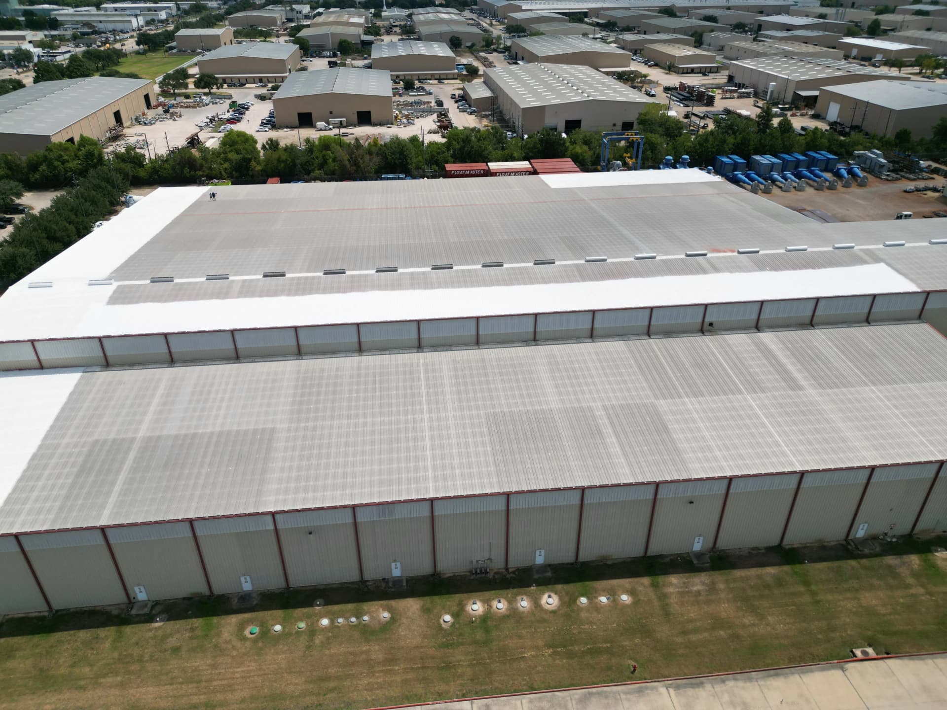 Gallery photos for Large Commercial Metal Roof Coating Done the Right Way: Image #7