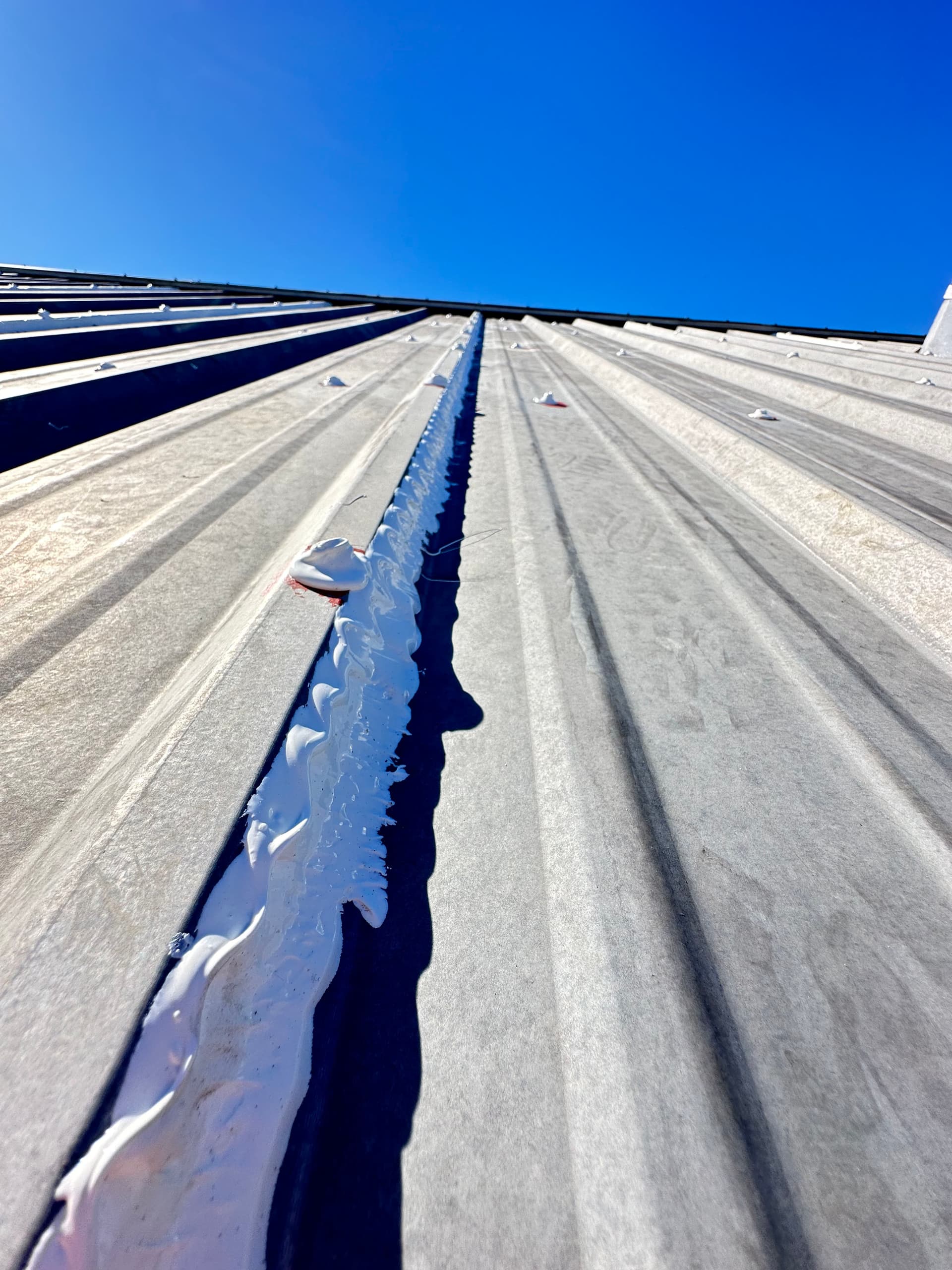 Gallery photos for Metal Roof Maintenance with Seam Sealing and Skylight Care: Image #4